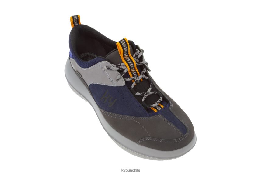 zapatos gris azul 4NRT6L105 carlos hombres kybun