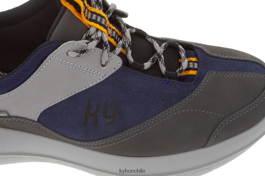 zapatos gris azul 4NRT6L105 carlos hombres kybun