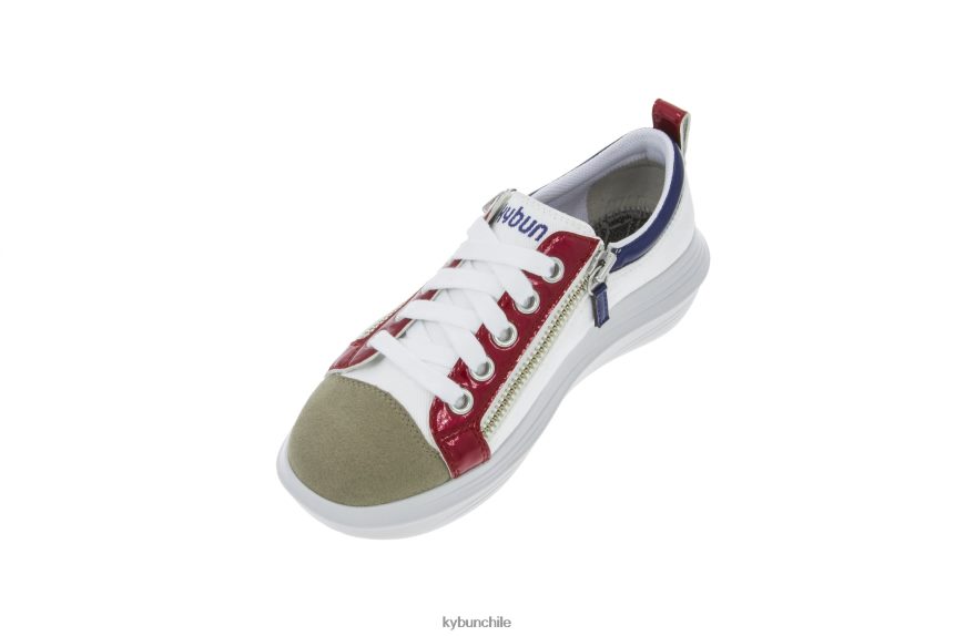 zapatos rojo 4NRT6L55 nyón mujer kybun