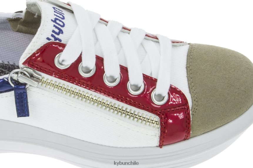 zapatos rojo 4NRT6L55 nyón mujer kybun